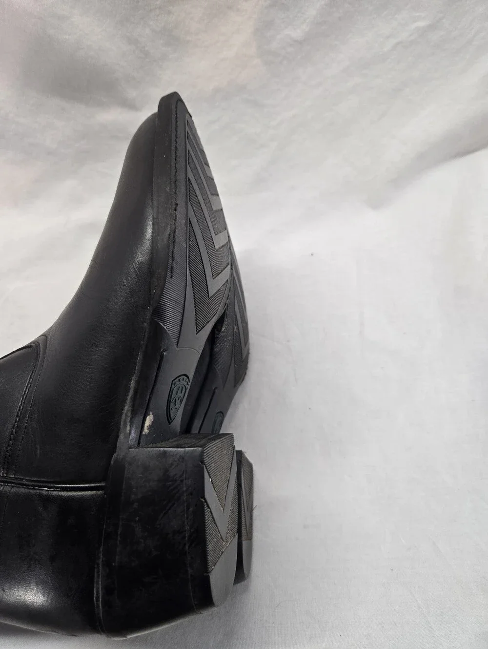 Ariat Heritage Sedona Men's 8.5D Black Western Leather Work Cowboy Boots
